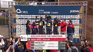 Kenyan athlete Asbel Rutto breaks record to win Rome marathon